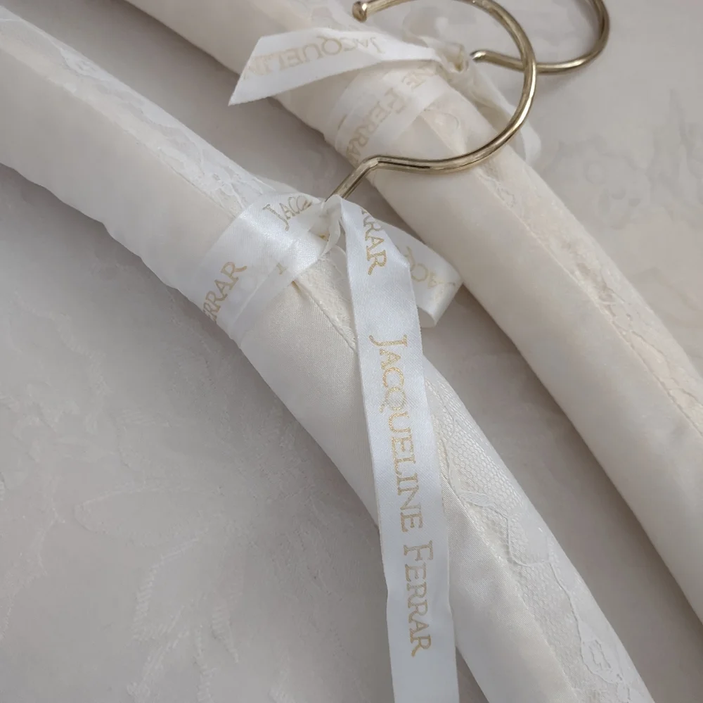 Lace Satin 2 Vintage Padded Hangers